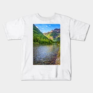 McDonald Creek Glacier National Park Kids T-Shirt